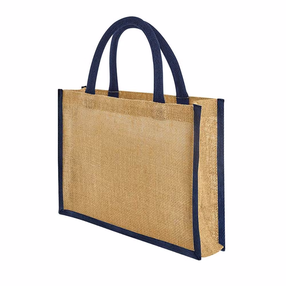 Westford Mill Midi Starched Jute Tote Bag in Beige, 14L – 2