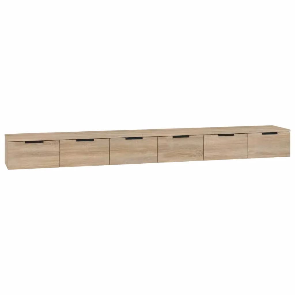 Berkfield Home Sonoma Oak Wall Cabinets, 2 Piece Set in Brown, W/D/H: 102 x 30 x 20 cm – 2
