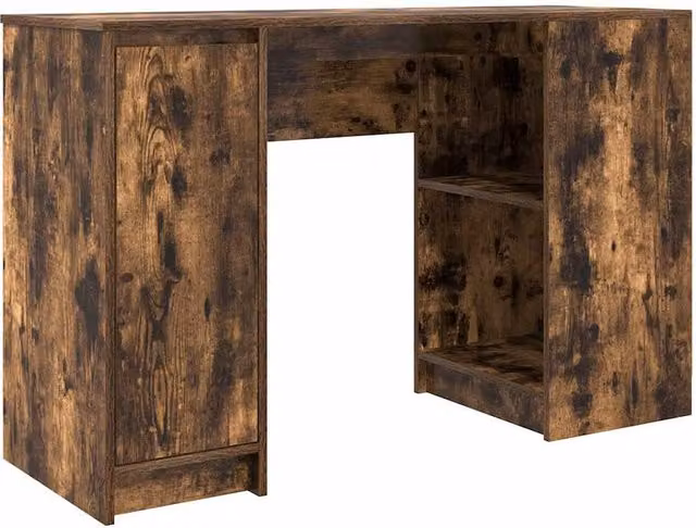 Berkfield Secretary Home Desk in Smoked Oak Brown, W/D/H: 120 x 42 x 76 cm – 1