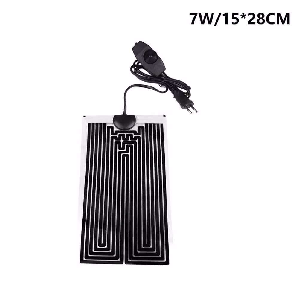 VOGREX 7W Adjustable Temperature Reptile Heating Mat in Black – 2