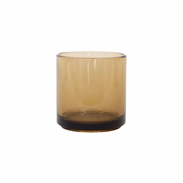 Hasami Porcelain Amber Glass Tumbler, 350 ml
