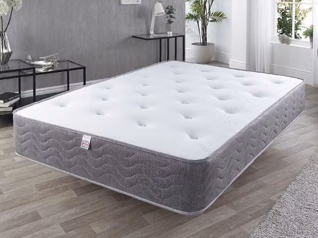 Aspire 10" Cool Tufted Ortho Bonell Spring Mattress in White