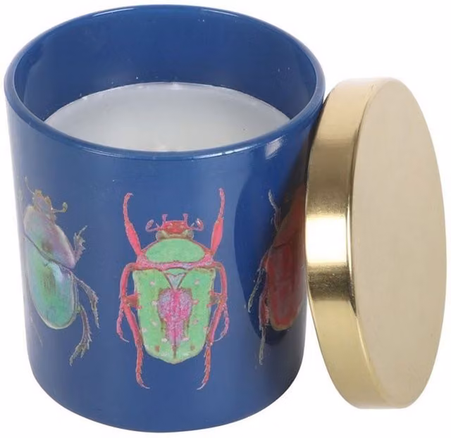 Something Different Amber & Vanilla Beetle Scented Candle, Multicolour