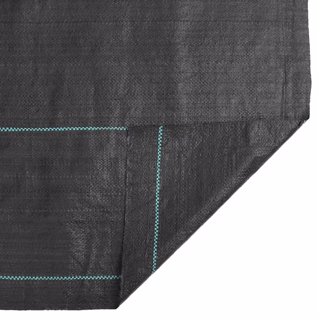 Berkfield Home Black Weed Membrane, W: 1.5 m, L: 10 m – 3