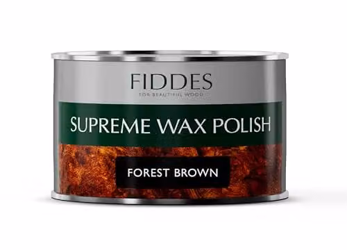Fiddes Supreme Quick Drying Natural Wax Polish, Brown, 400 ml