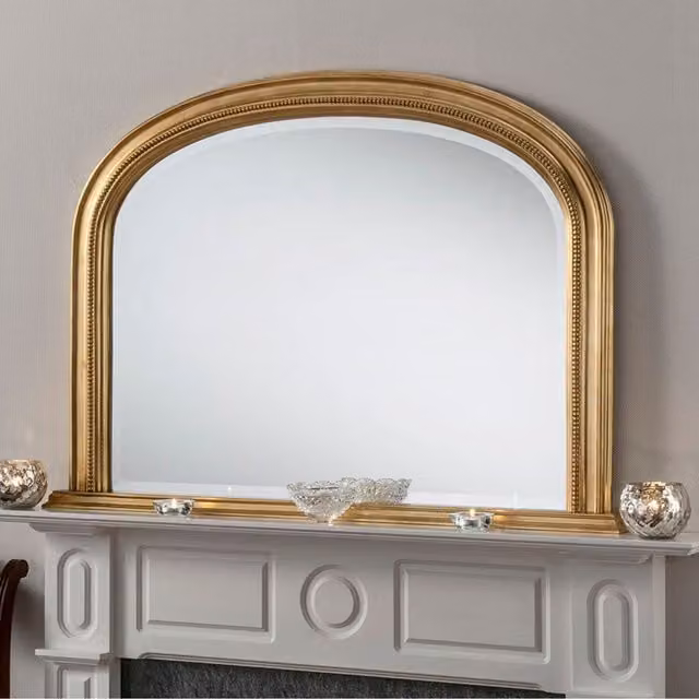 Yearn Modern Gold Tabletop Mirror