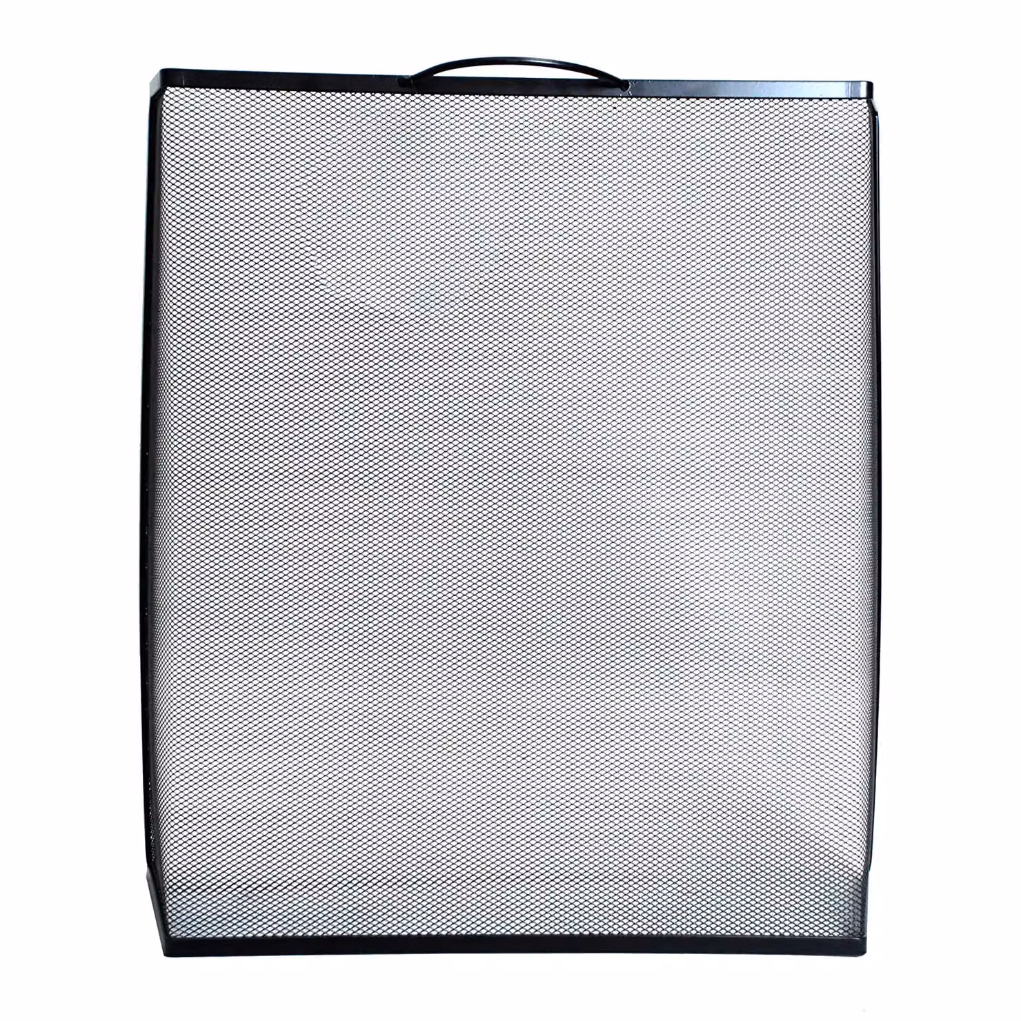 Simpa Clifton Black Fire Guard Single Panel Mesh Fireplace Screen – 2