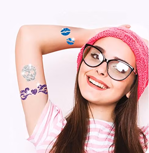 Clementoni Crazy Chic Tattoo Beauty Studio Kit in Pink for Girls Aged 6+ Years – 3