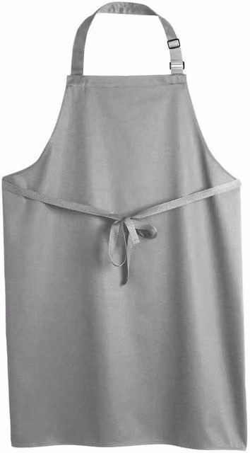 Dennys Full Apron in Light Grey