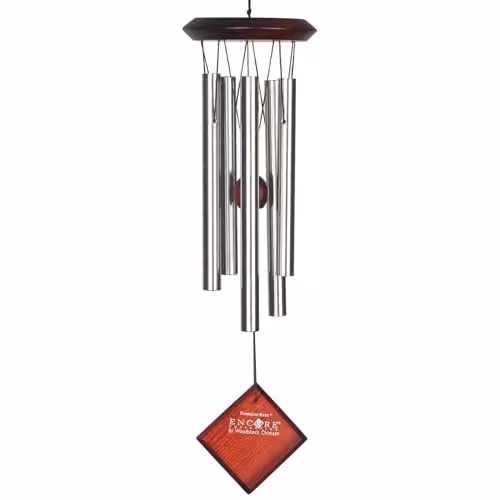 Woodstock Chimes Chimes of Mars Wind Chime in Silver