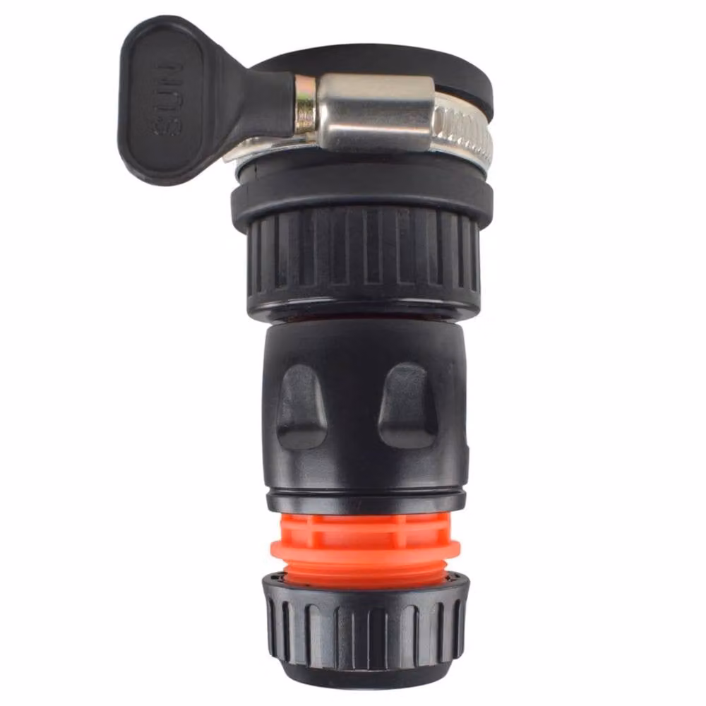 SPETLEK Adjustable Black Rubber Kitchen Tap Connector Adapter 1/2 inch – 2
