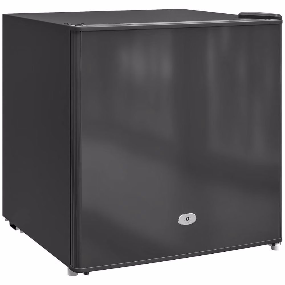 STILVORA 35L Mini Compressor Freezer in Black with Lockable Upright Design – 4