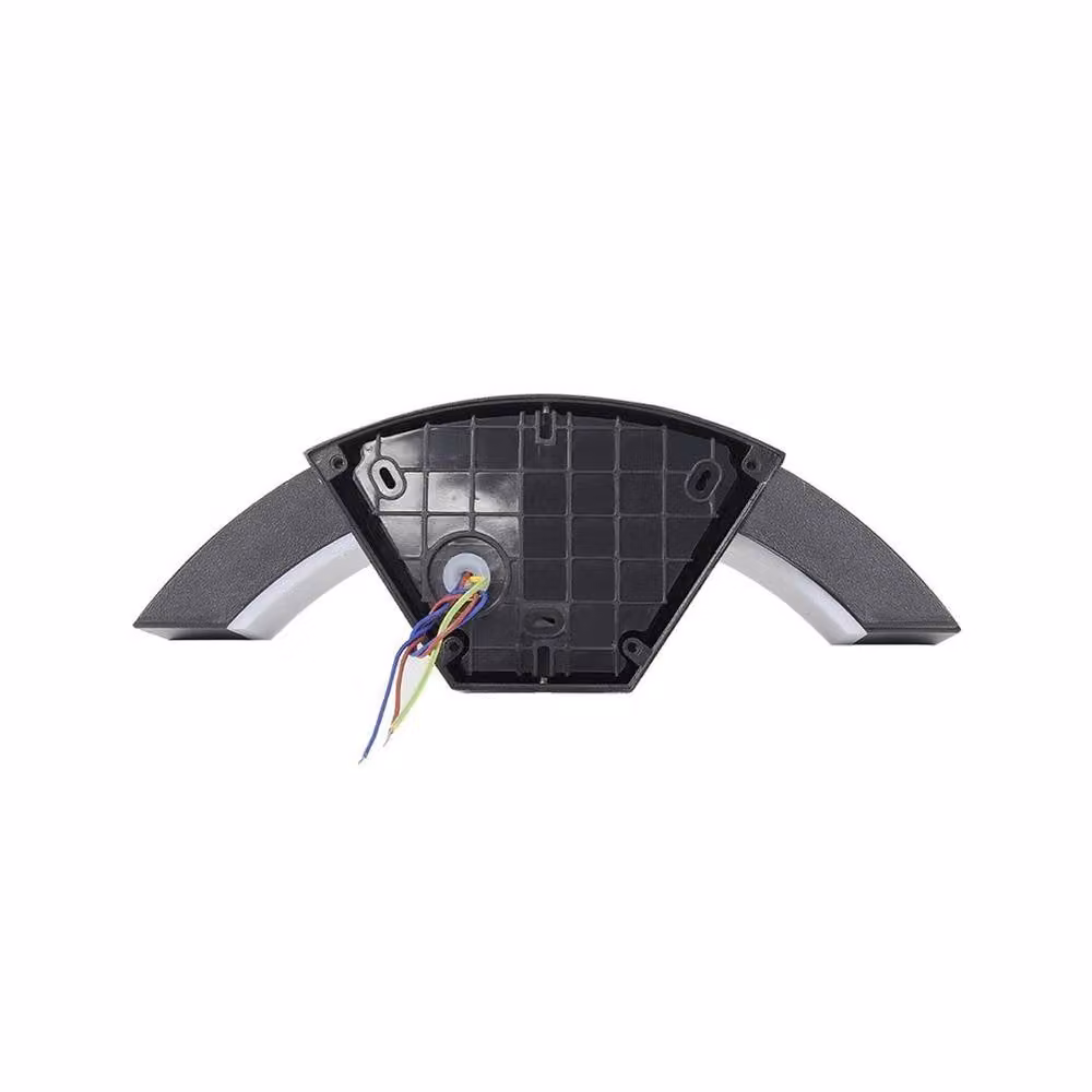 SPETLEK Arched LED Wall Mounted Garden Lamp with PIR Motion Sensor in Black – 3