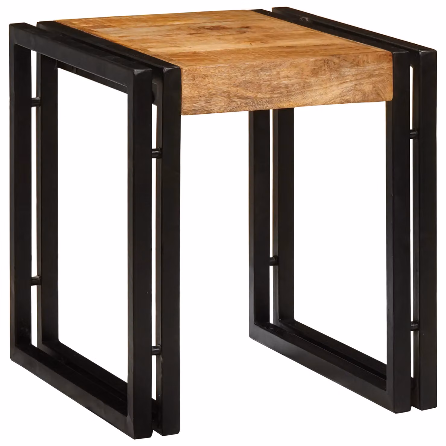 Berkfield Home Nesting Tables Set of 3 in Brown Solid Mango Wood – 3