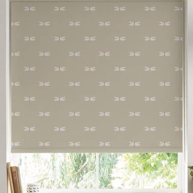 Sophie Allport Dragonfly Made to Measure Blackout Roller Blind in Sand