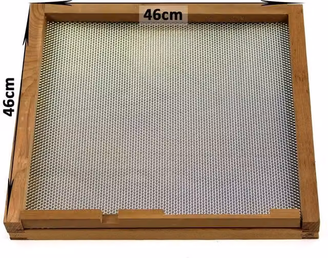 Actiasbee National Bee Hive Open Mesh Floor with Cedar Base in Brown