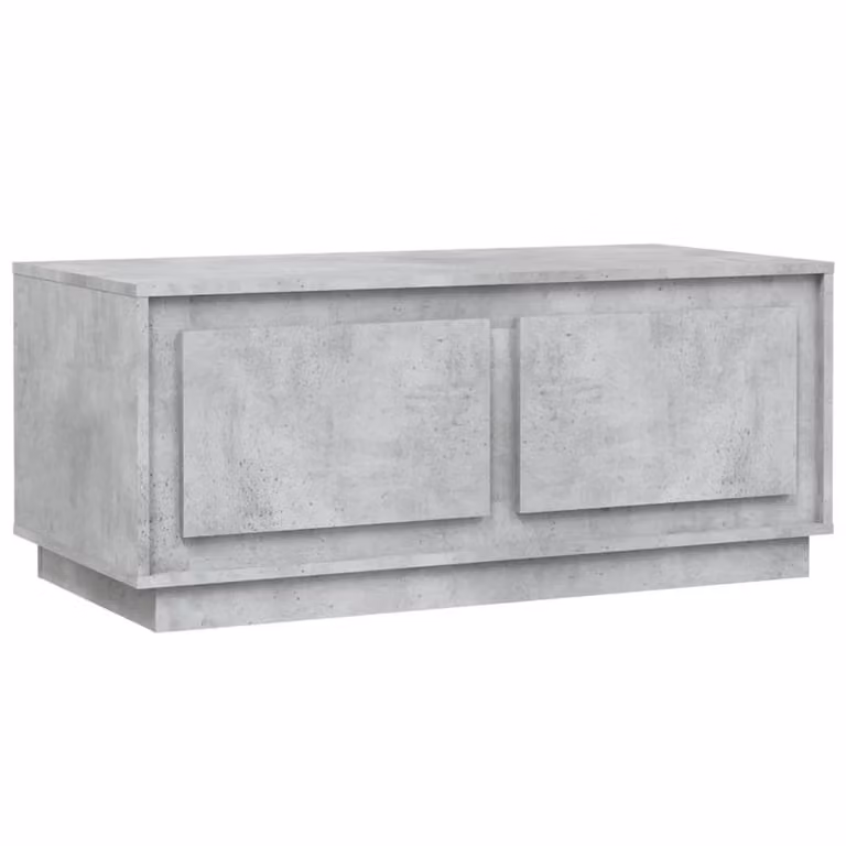 Berkfield Home Decorative Coffee Table in Concrete Grey, W/D/H: 102 x 50 x 44 cm