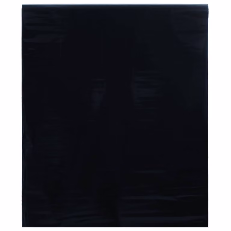 Berkfield Home Static Frosted Black PVC Window Films, 3 Pack