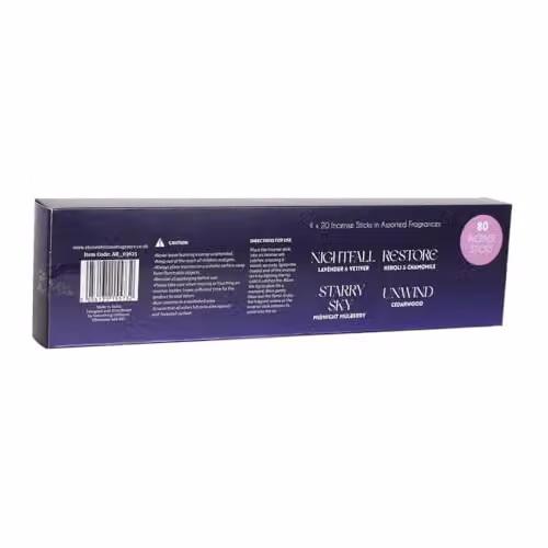 Something Different KDMD Sleep Collection Incense Sticks Set, Blue and Purple, Woody and Floral Scents – 2