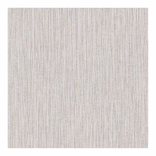 Superfresco Chunky Grasscloth Textile Wallpaper in Beige and Grey, Roll Size: 1000 cm x 52 cm – 1