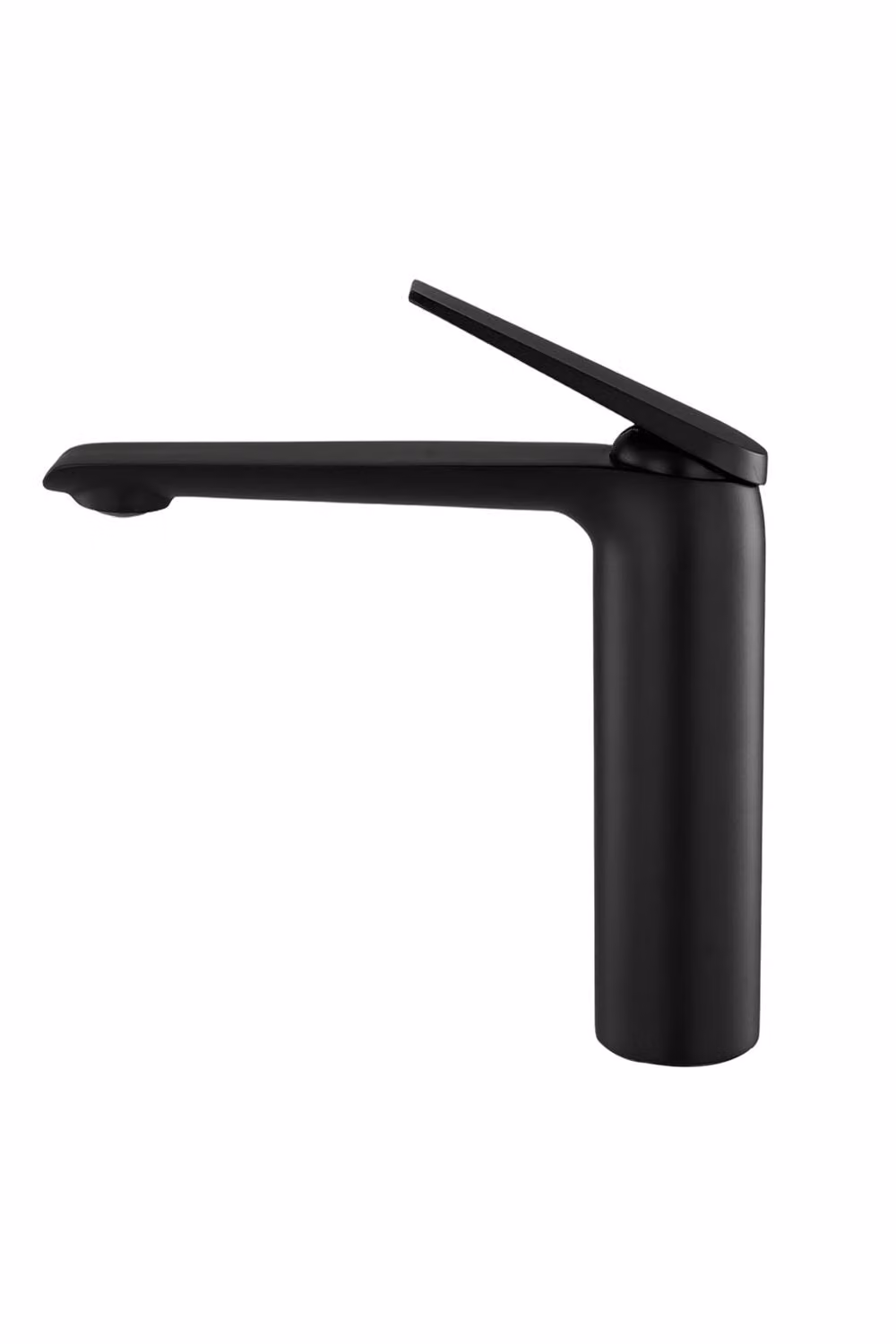 Living and Home Matt Black Single Lever Brass Basin Mixer Tap – 2