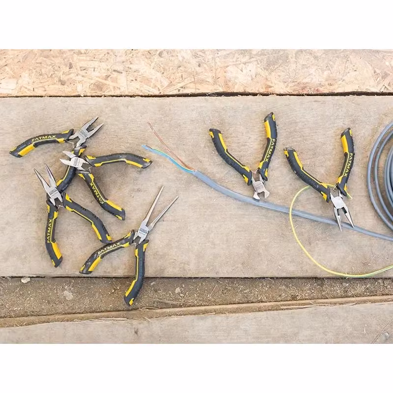 Stanley Fatmax 6 Piece Mini Pliers Set in Yellow and Multicolour Steel – 3