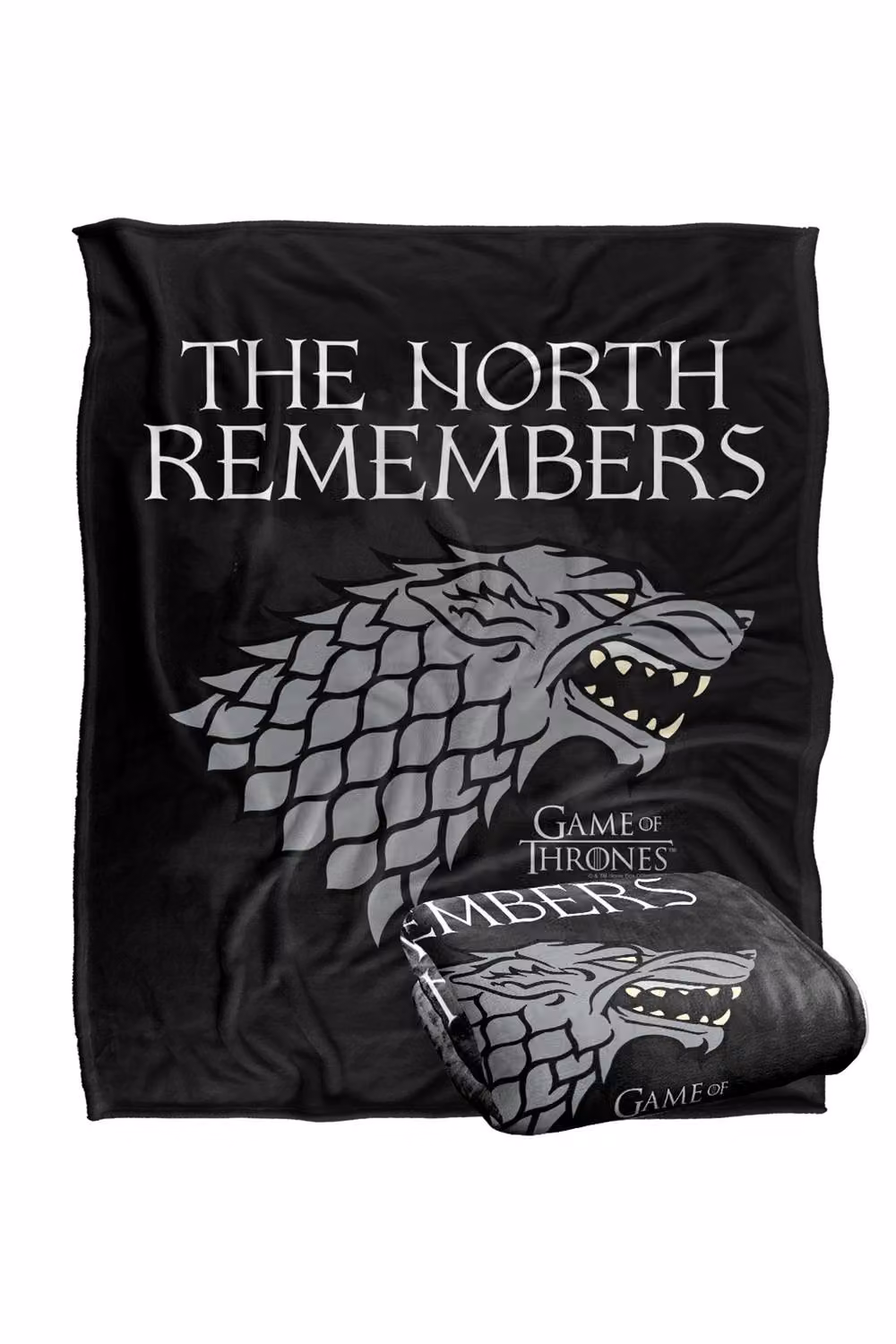 LOGOVISION Game of Thrones The North Remembers Stark Super Soft Fleece Throw Blanket, Multicolour, W: 91.44 cm x D: 147 cm – 7
