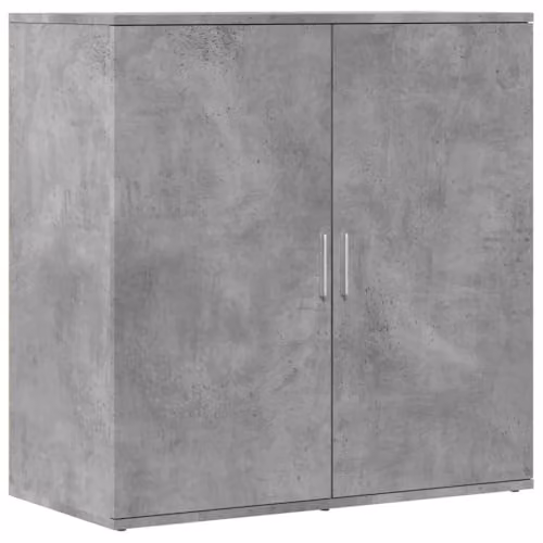 vidaXL Modern Sideboard in Concrete Grey, W/D/H: 79 x 38 x 80 cm