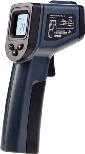 Forneza Infrared Non-Contact Thermometer in Black