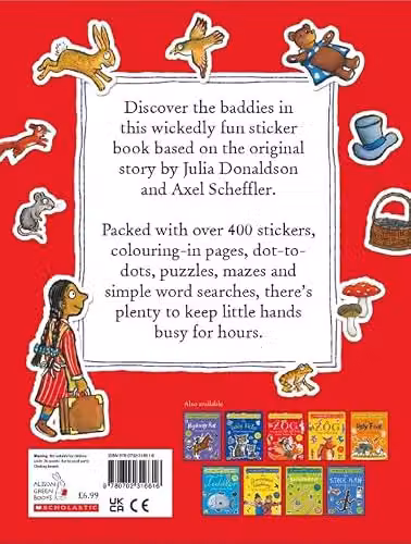 The Baddies Sticker Activity Book by Alison Green Books, Multicolour – 2