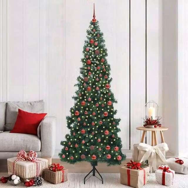 Berkfield Home Green Artificial Christmas Tree, Height: 210 cm