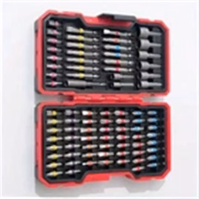 Nordara 83-Piece Magnetic Screwdriver Bit Set in Silver, W/D/H: 100 x 400 x 400 cm