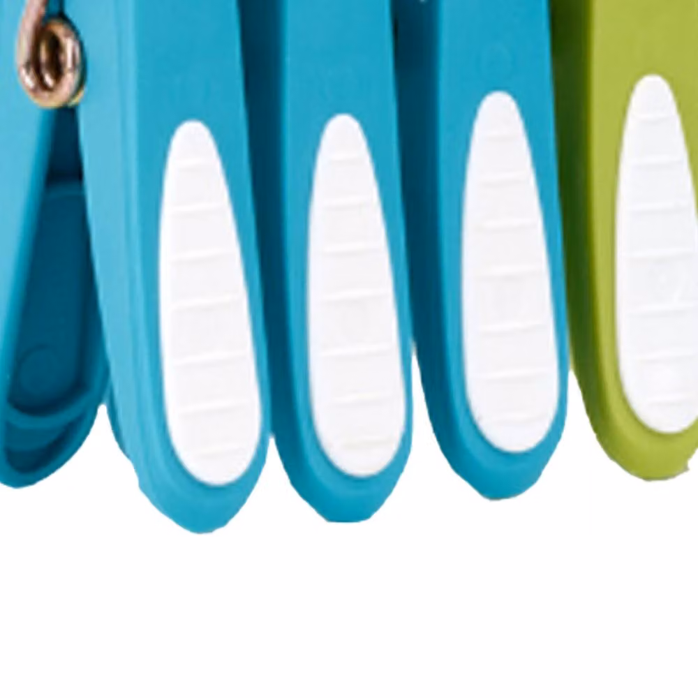 Orwell Superior Easy Grip Pegs, 12 Pack, Multicolour – 3