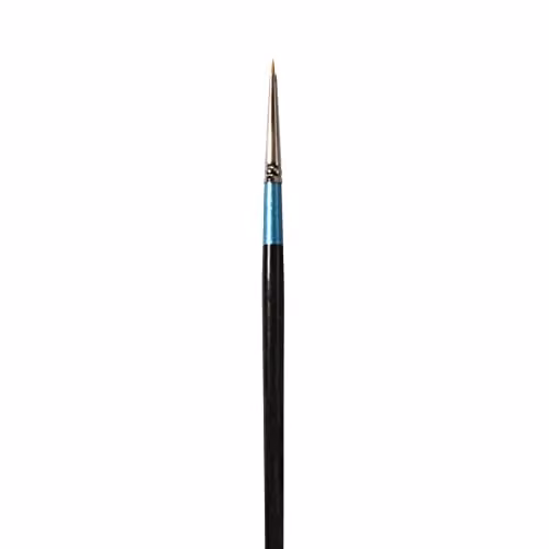 Daler-Rowney Aquafine Watercolour Spotter Brush with Soft Synthetic Hair and Short Handle, Size 10/0