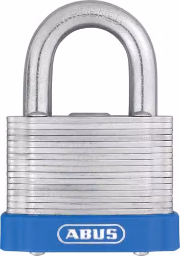 ABUS Steel Laminated Padlock in Blue and Grey