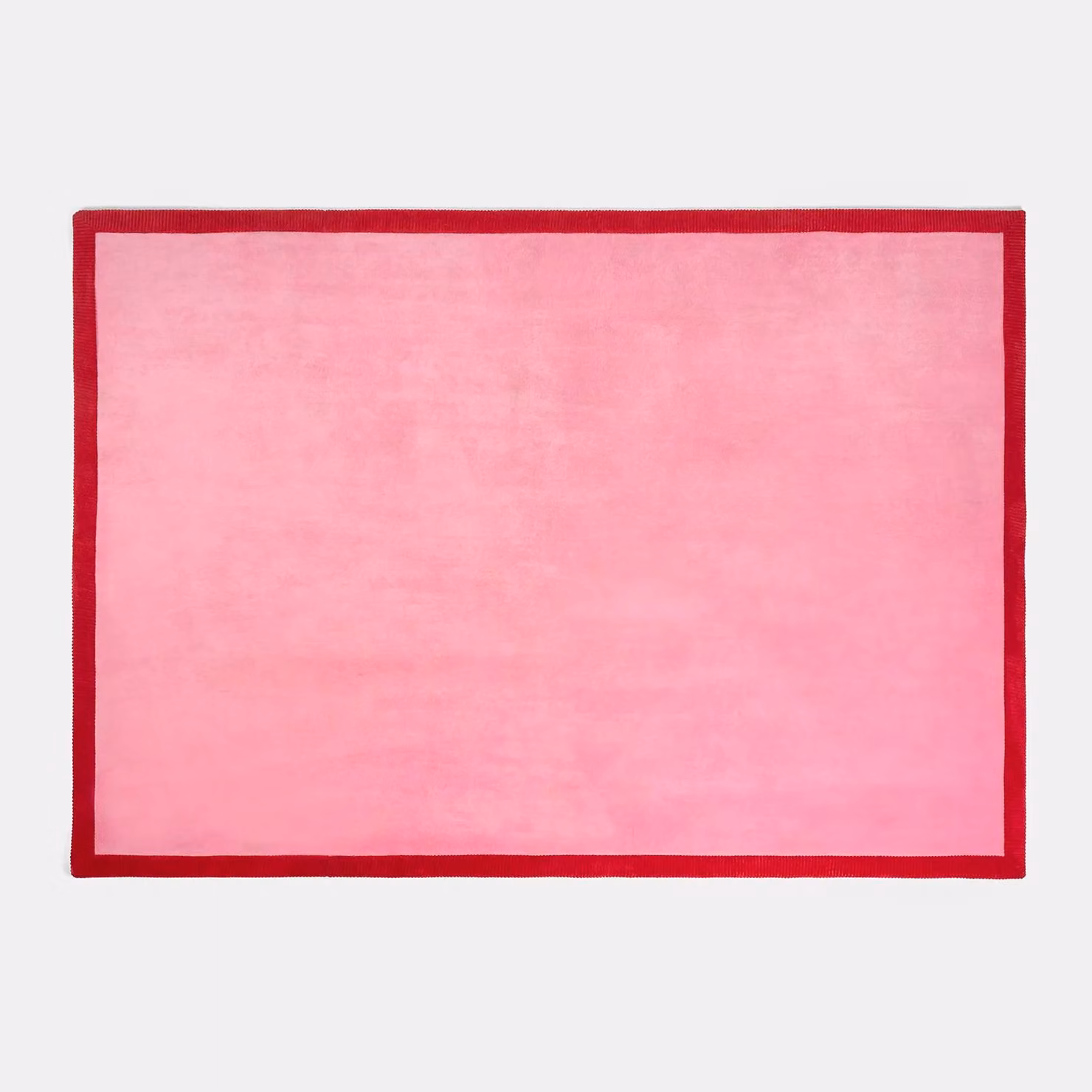 OHS Pink Contrast Border Non Slip Hand Tufted Hallway Runner Rug, W: 160 cm, L: 230 cm – 2