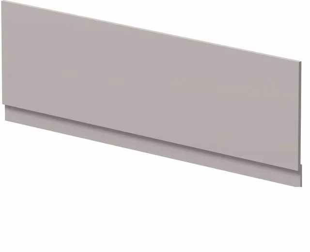 Balterley Acrylic Bath Front Panel, Grey, W: 170 cm, H: 48 cm