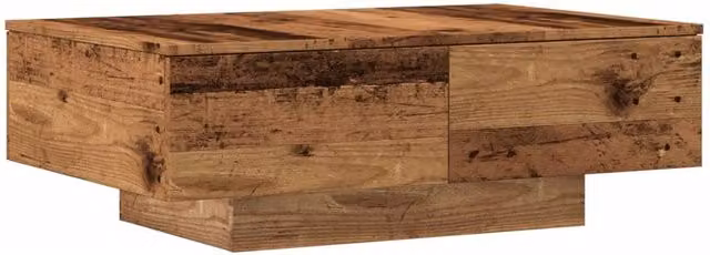 Berkfield Home Old Wood Coffee Table in Brown, W/D/H: 90 x 60 x 31 cm