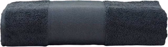 ARTG Print-Me Personalised Embroidered Cotton Terry Hand Towel in Grey