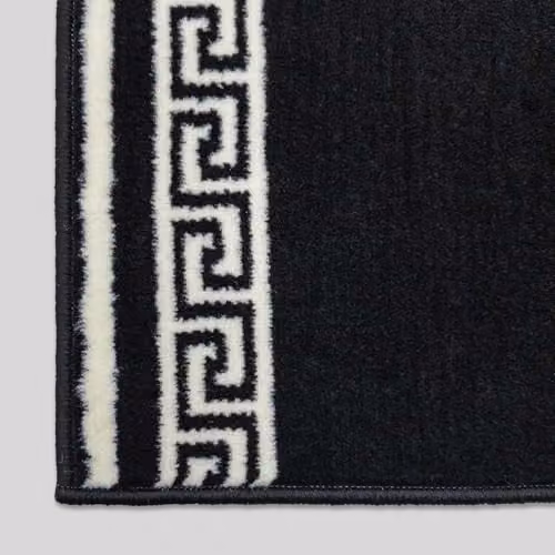 runrug Soft and Durable Stair Runner Carpet in Black, W: 100 cm x L: 510 cm – 3