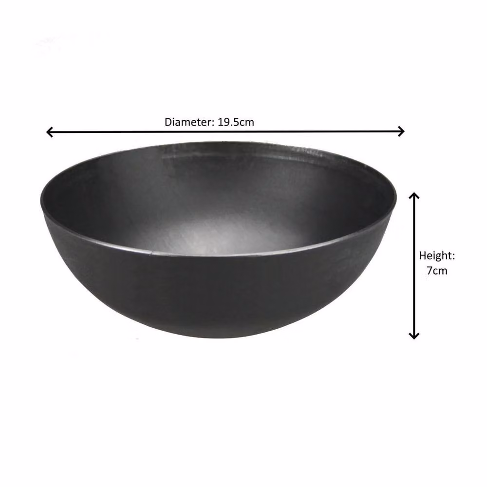 SPETLEK Black Uncoated Cast Iron Karahi Kadai Wok Balti Dish – 2