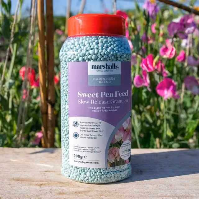 Marshalls Garden Slow Release Sweet Pea Feed Granules, 12 kg