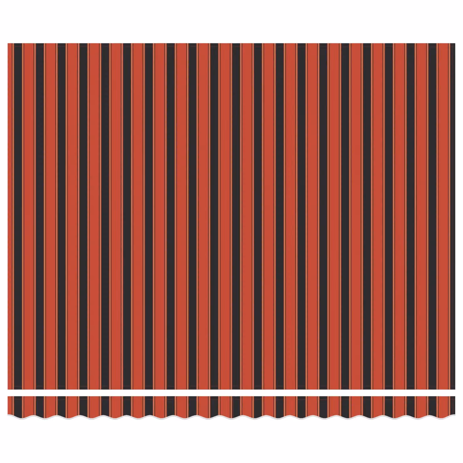 Berkfield Home Manual Retractable Folding Arm Awning in Orange and Brown Striped Polyester, W: 400 cm, D: 300 cm – 4