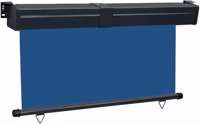 Berkfield Home Stylish Balcony Side Awning in Blue, W/H: 145 x 250 cm