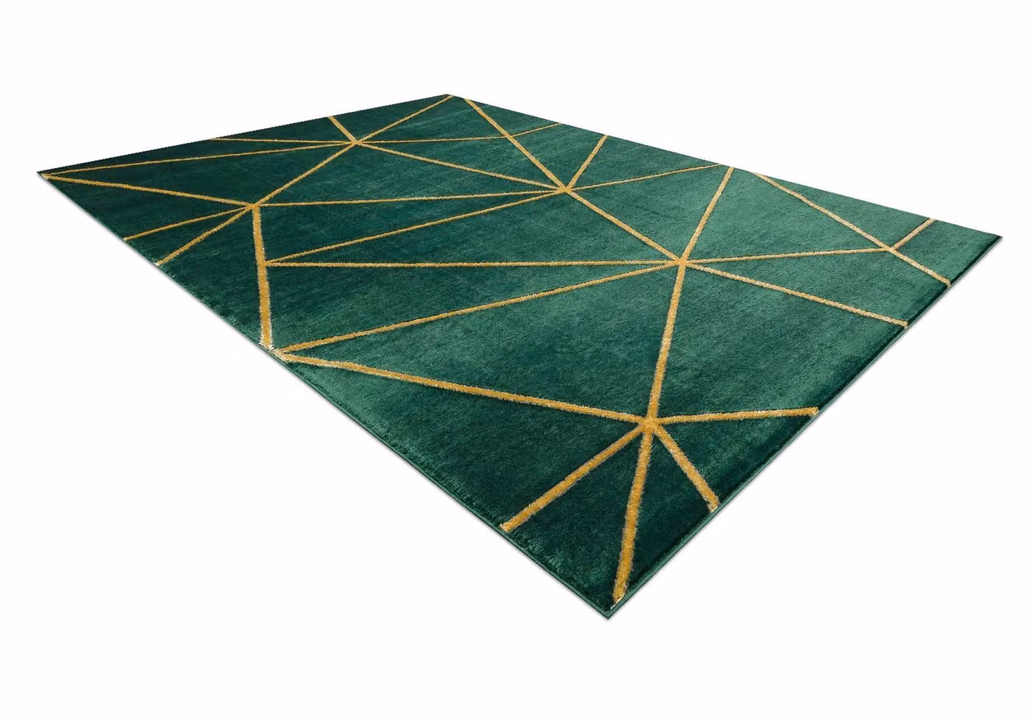 RugsX Emerald Green Geometric Glamour Rug, W: 240 cm, D: 330 cm – 3