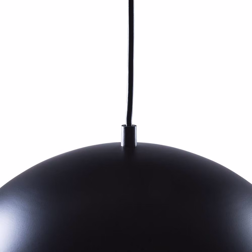 Wyld and Coco Modern Sphere Globe Pendant Light in Black and Gold/Brass – 4
