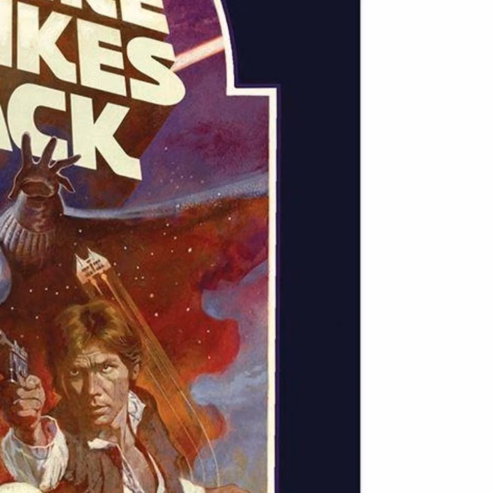 Star Wars Empire Strikes Back Multicolour Block Print Paper Poster – 2