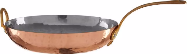Orsina Copper Mini Frying Pan Serving Dish in Gold with Brass Handles – 1