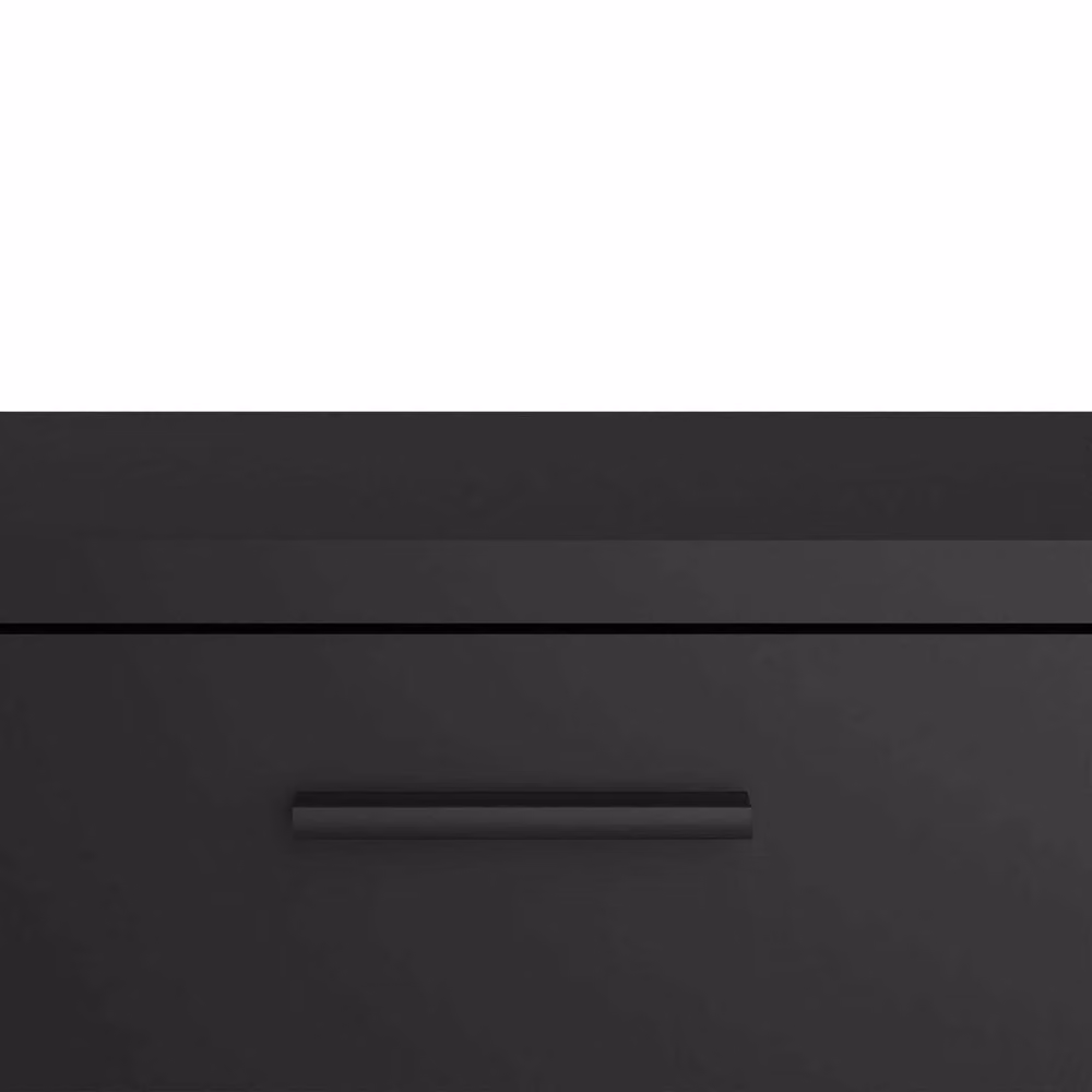 Wyld Haus Nagoya Black Media TV Unit with Oak Accents – 4