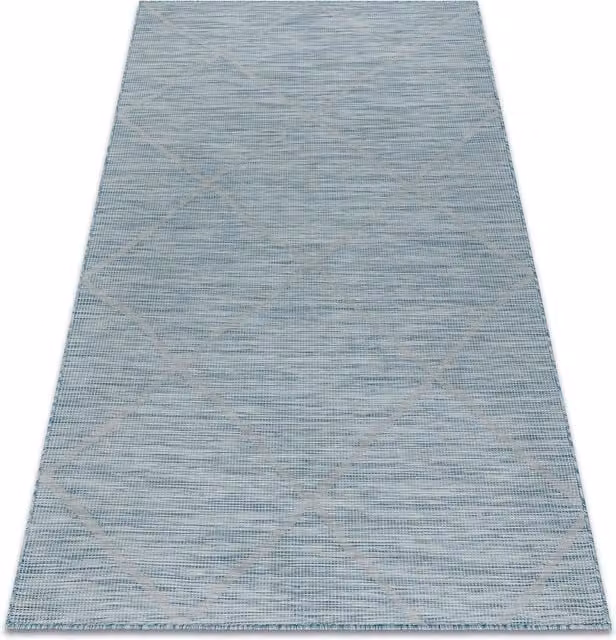 RugsX Blue Patio Rug, W/D/H: 117 x 170 cm